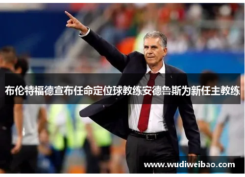 布伦特福德宣布任命定位球教练安德鲁斯为新任主教练